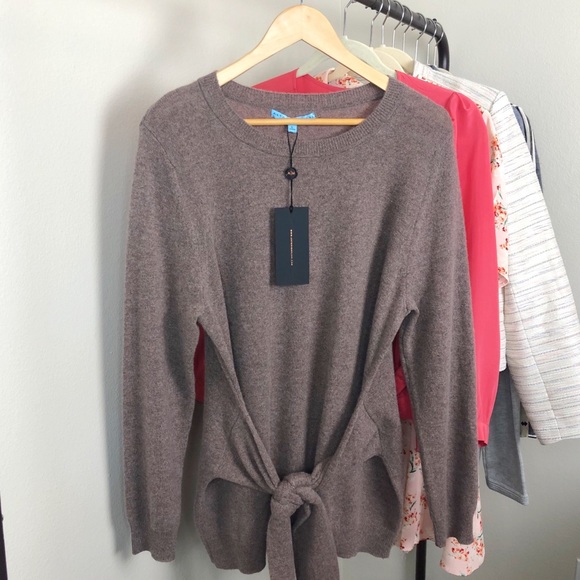 ANTONIO MELANI Sweaters - NWT Antonio Melani Cashmere Tie Waist Sweater